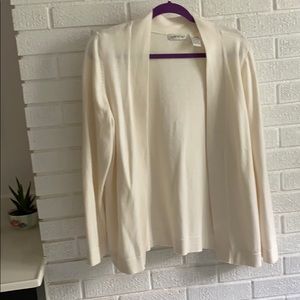 Cotton cashmere cardigan.